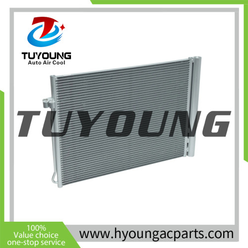 TUYOUNG China supply auto air conditioning Condenser Parallel Flow for BMW X5/X6 2008-2017 , CN 3738PFXC 64536972553  64509239992，HY-CN397