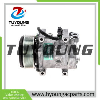 TUYOUNG China factory direct sale auto air conditioning compressor SD7H13 24V for universal vehicles, 14-SD8952 SAMDEM 8952, HY-AC2377