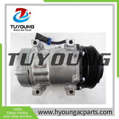 Auto AC 7H15 Compressor FOR Volvo GM 125mm 6pk SANDEN 4494 4757 4891 8088112