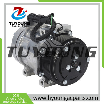 TUYOUNG China factory direct sale auto air conditioning compressor SD7H13 12V for Ford New Holland, 84211904, HY-AC2384