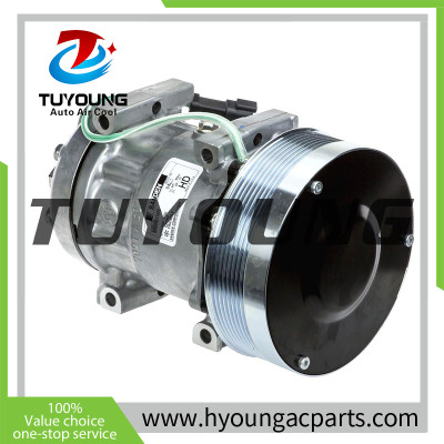 TUYOUNG China supply auto ac compressors for  CATERPILLAR – Original Compressor SD7H15 - 8PK -152mm- 24v SANDEN 4130, HY-AC2366