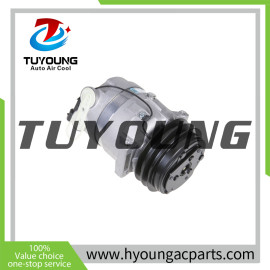 TUYOUNG China factory direct sale auto air conditioning compressor V5 12V for AGRO LAVERDA SERIE M MASSEY FERGUSON FENDT, LA323104150, HY-AC2359