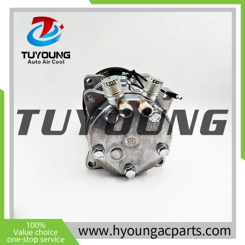 TUYOUNG China factory direct sale auto air conditioning compressor SD5H14 24V for universal trucks, A2*132 мм, HY-AC2361