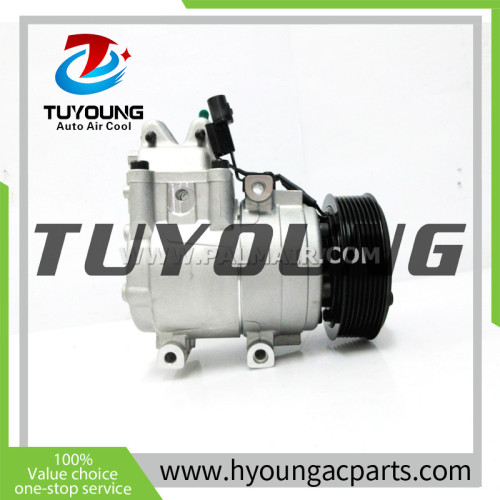 TUYOUNG China supply auto ac compressors for HYUNDAI MIGHTY TRUCK HD35/ HD65 HS15 8PK 119MM 12v 2010 992505L000，HY-AC2380