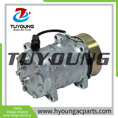 China supply auto air conditioning compressors 24V SD7H15 Sanden MODELS 6001-7000 6012, HY-AC2371