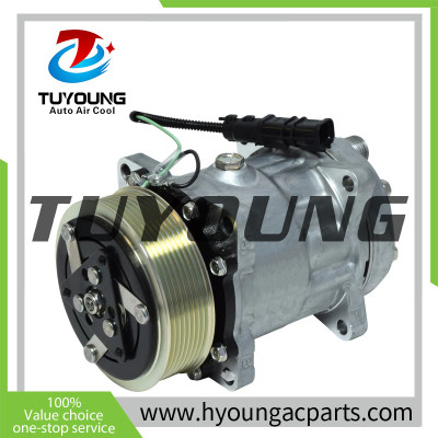 China supply auto air conditioning compressors 24V SD7H15 Sanden MODELS 6001-7000 6012, HY-AC2371