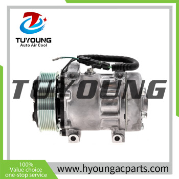 China supply auto air conditioning compressors 24V SD7H15  Sanden MODELS 4001-4250 4066, HY-AC2375