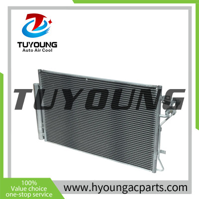 TUYOUNG high quality best selling auto air conditioning condenser for 2013-2014 Hyundai Genesis Coupe 2.0T L4 CC:1998 CID:122 2.0L,976062M500, HY-CN409