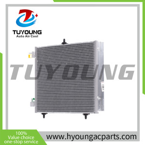 TUYOUNG high quality best selling auto air conditioning condenser for PEUGEOT 1007 (KM_) (05-0),DCN21009 , HY-CN421