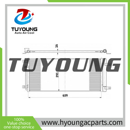TUYOUNG high quality best selling auto air conditioning condenser for CHERY Tiggo 4 (17-)/7 (16-)/7 Pro (20-)/8 (18-) 1.5T, HY-CN425