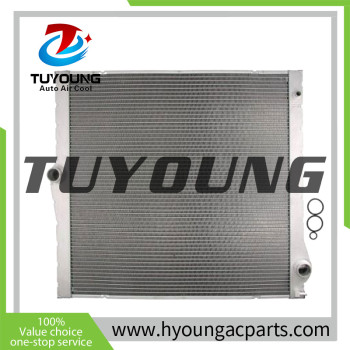 TUYOUNG China supply auto ac condenser for Aluminium 585 x 589 x 32 mm  BMW X5 (E70)  17127585036, HY-CN462