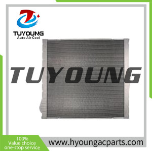 TUYOUNG China supply auto ac condenser for Aluminium 585 x 589 x 32 mm  BMW X5 (E70)  17127585036, HY-CN462