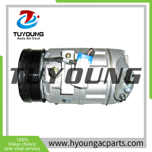 TUYOUNG China supply auto ac compressor for OPEL CVC 5pk 12V 1854009 1854092 1854102 1854123 24432392 SD 1550