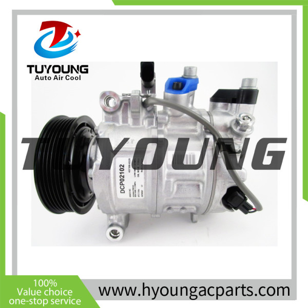 TUYOUNG China supply  auto ac compressors for  Audi Q5 3.0L V6  6SES14C - 6 PK - 12v DCP02102, HY-AC2430