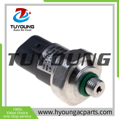 China manufacture auto ac pressure switch fit Mazda 2 3 5 6 CX-7 L4 1.5L 2.3L  B01A61503  L5031000106, HY-PS118
