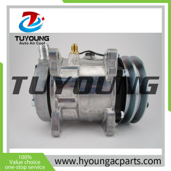 TUYOUNG China factory direct sale auto air conditioning compressor SD5H09/ SD505 12V for SANDEN 505 9056 SD505 SD5H09 2PK UNIVERSAL,SANDEN 9056 14-SD9056NEW, HY-AC2463