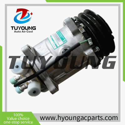 TUYOUNG China supply SE5H14 auto ac compressor for Sdlg  LG936L//LG938L/LG956/LG968  4130000420, HY-AC2434