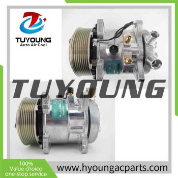 China supply SD505 auto air conditioning compressors Sanden 5039 12V, HY-AC2459Y