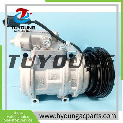 TUYOUNG 10PA15C auto ac compressor Doosan DH220-5 DX255LC Dx225 Excavator 2208-60-13B 440205-00070 2208-6013b 440205-00070A