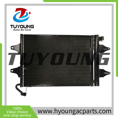 TUYOUNG China supply auto ac condenser FOR SEAT IBIZA IV (6L1) 1.4 16V SKODA FABIA  VW POLO (9N_) 1.2 6Q0820411E  70816309, HY-CN525