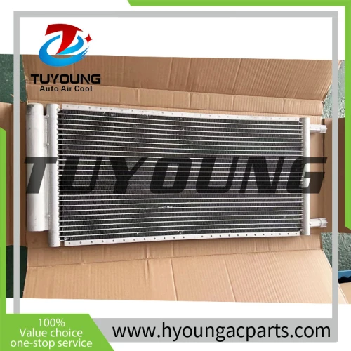 Universal air conditioner Condenser with built-in filter size 11x23 cm TUYOUNG auto ac condenser with receiver drier