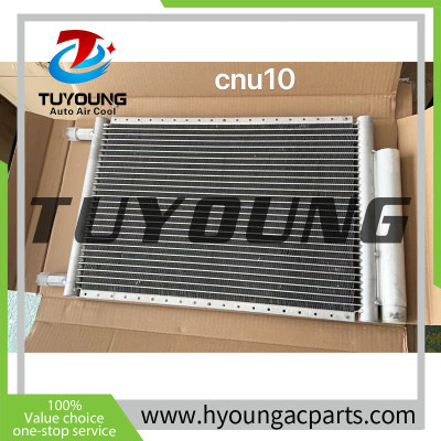Universal air conditioner Condenser with built-in filter size 12x18 cm TUYOUNG auto ac condenser with receiver drier