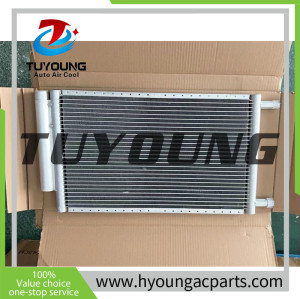 Universal air conditioner Condenser with built-in filter size 12x20 cm TUYOUNG auto ac condenser with receiver drier