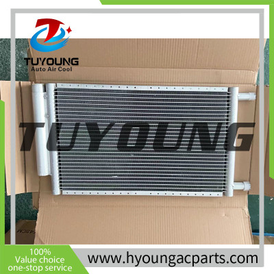 Universal air conditioner Condenser with built-in filter size 12x20 cm TUYOUNG auto ac condenser with receiver drier