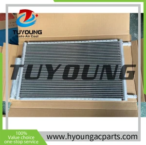 Universal air conditioner Condenser with built-in filter size 14x24 cm TUYOUNG auto ac condenser with receiver drier