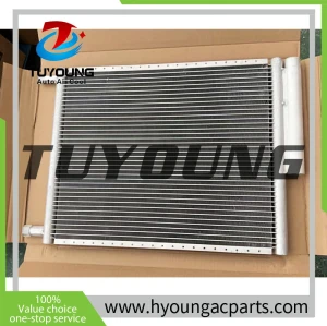 Universal air conditioner Condenser with built-in filter size 16x20 cm TUYOUNG auto ac condenser with receiver drier