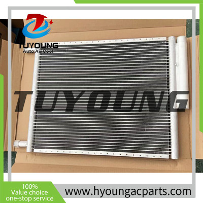 Universal air conditioner Condenser with built-in filter size 16x20 cm TUYOUNG auto ac condenser with receiver drier