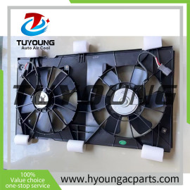 Dual Fan Radiator Cooling Fan fit Honda Accord 03-07 HO3115121 19015RAAA01 19030RAAA01 19020PND003 38616RAAA01 38616RAAA01