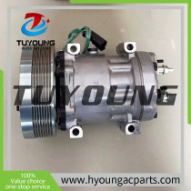 7H15 709 4250 324-9711 auto ac compressor for Caterpillar Off-Road Volvo Freightliner 3249711 270124760 vehicle air pump
