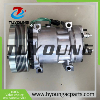 Sanden SD7H15 Auto ac compressors fit Caterpillar Krone 507-3868  5073868 HY-AC2118
