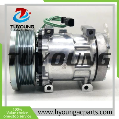 SD7H15 SD 709 auto ac compressor fit Caterpillar 24V 320-1291 338-9100 133mm 8pk