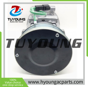 SD7H15 4095 SD 709 auto ac compressor fit Caterpillar 24V 320-1291 338-9100 133mm 8pk