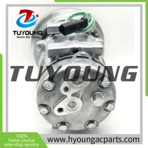 SD7H15 SD 709 auto ac compressor fit Caterpillar 24V 320-1291 338-9100 133mm 8pk