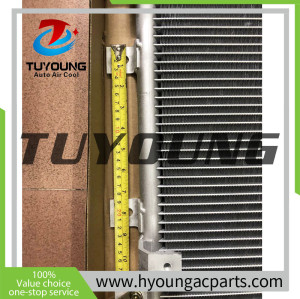 Volvo bagger Car Ac Condenser size 675*400 mm, TUYoung brand new, superior quality