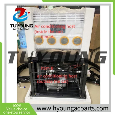 bus / truck / Van vehicle air conditioning parts, car a/c system sets: compressors, hose, underdash etc