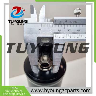 universal vehicle Auto ac receiver drier size 200 (length) *60 ( diameter) mm, this external thread diameter 15.75mm, China brand new, super quality