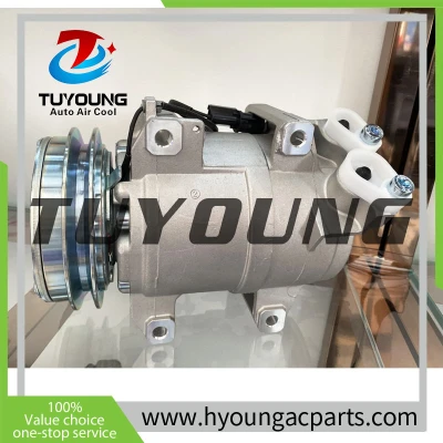 TUYOUNG auto ac compressor Hitachi Kenki Komatsu Excavators truck DKS15CH 24V 1pk
