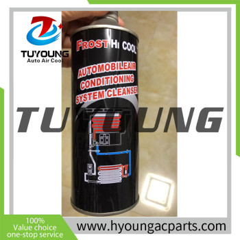 car air conditioning a/c flash flush solvent based solution, auto air conditioning system cleanser