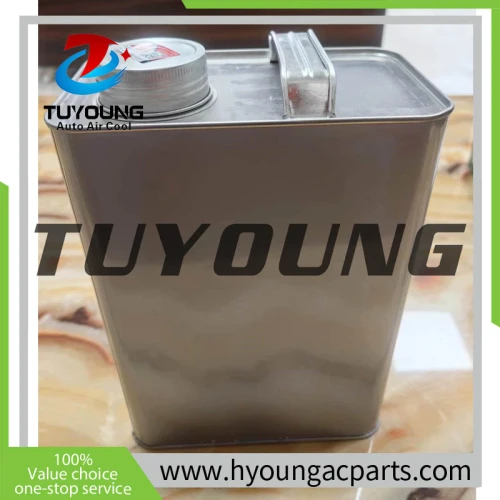 OIL PAG 100 Auto air conditioning compressors oil R134A, without the UV DYE, lubricant oil, refrigerant oil 4L ( 1 gallon) / iron bottle