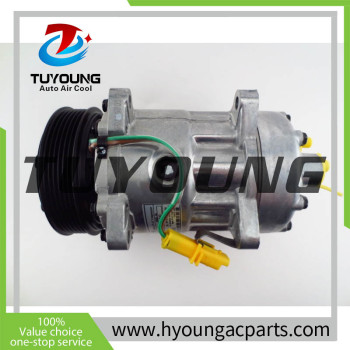 SD 7V16 1836 auto parts a/c compressor Citroen Peugeot Fiat 6453JN 6453JQ 6453LQ 9639109580 96464167809580 9646416780