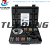 auto A/C Hose Fittings 71500 Crimping Tool Set Crimper Kit 1500 Hydraulic Hydra-Krimp with Die Set #6 8 10 12