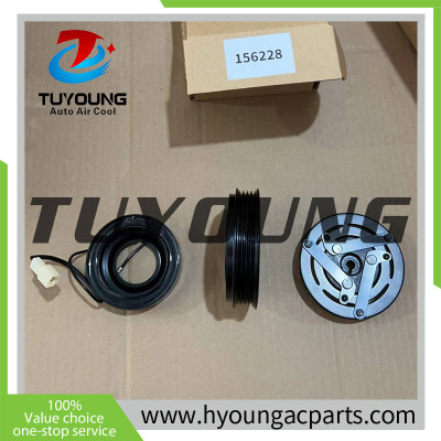 10P08 auto ac compressor clutch coil plate hub pulley PV4 110MM 12V 134200 156228