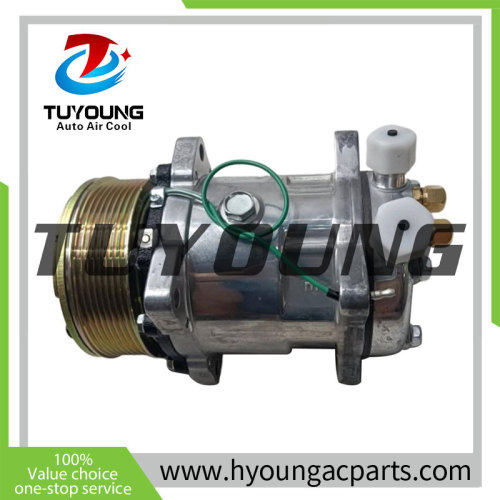 SD5H14 Auto AC Compressor for Komatsu Crawler Dozer D39PX-22 12Y9791121