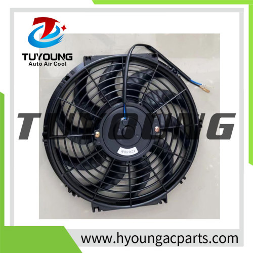 TUYOUNG  China manufacture auto air conditioner blower UNIVERSAL air in 12"  80W, 12V