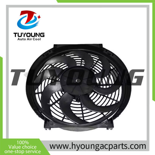 LEAF SMAS, UNIVERSAL 12",  Air in, 12V / 24V  Condenser Fan