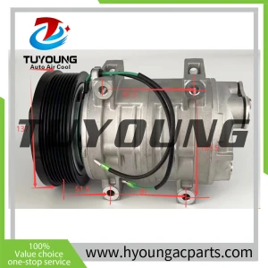 Auto air conditioning compressor RC.600.142 TM21 HPAD 24V 8PK 137mm HY-AC7298M